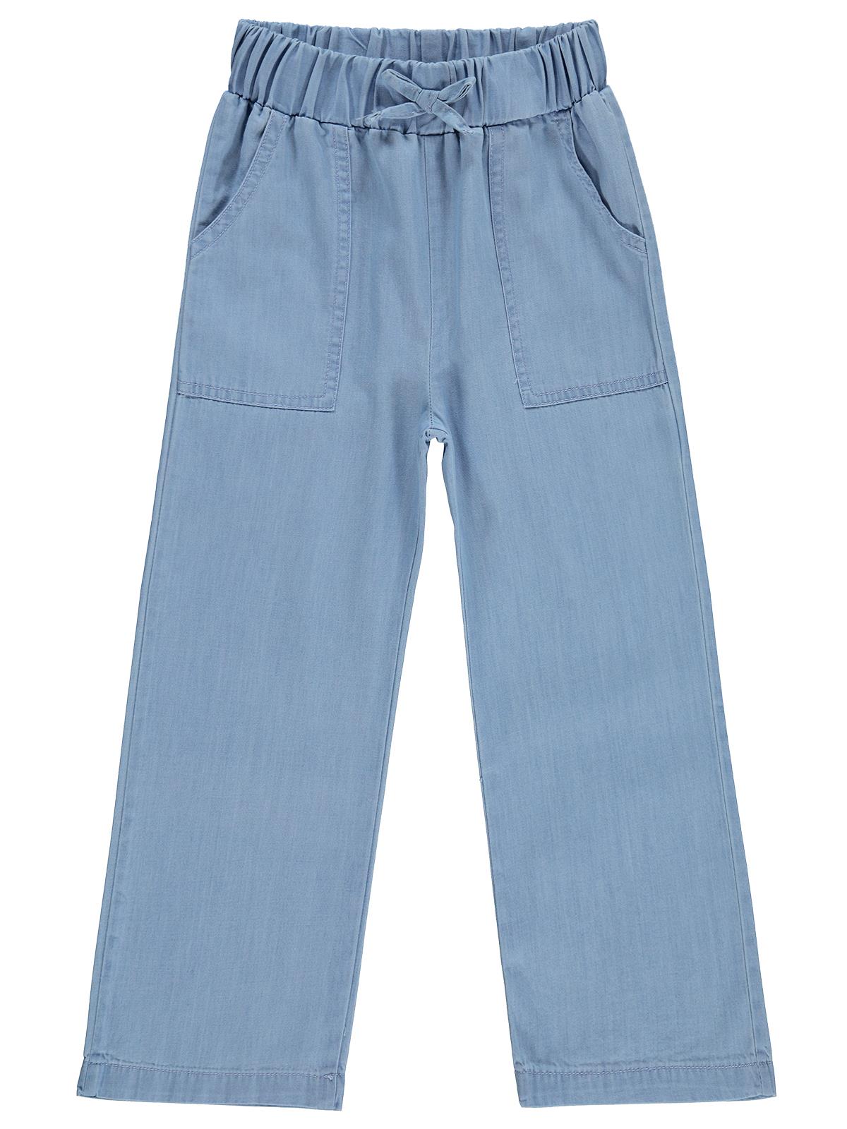Civil Girls Bol Paça 6-9 Yaş Pantolon Kot - Mavi