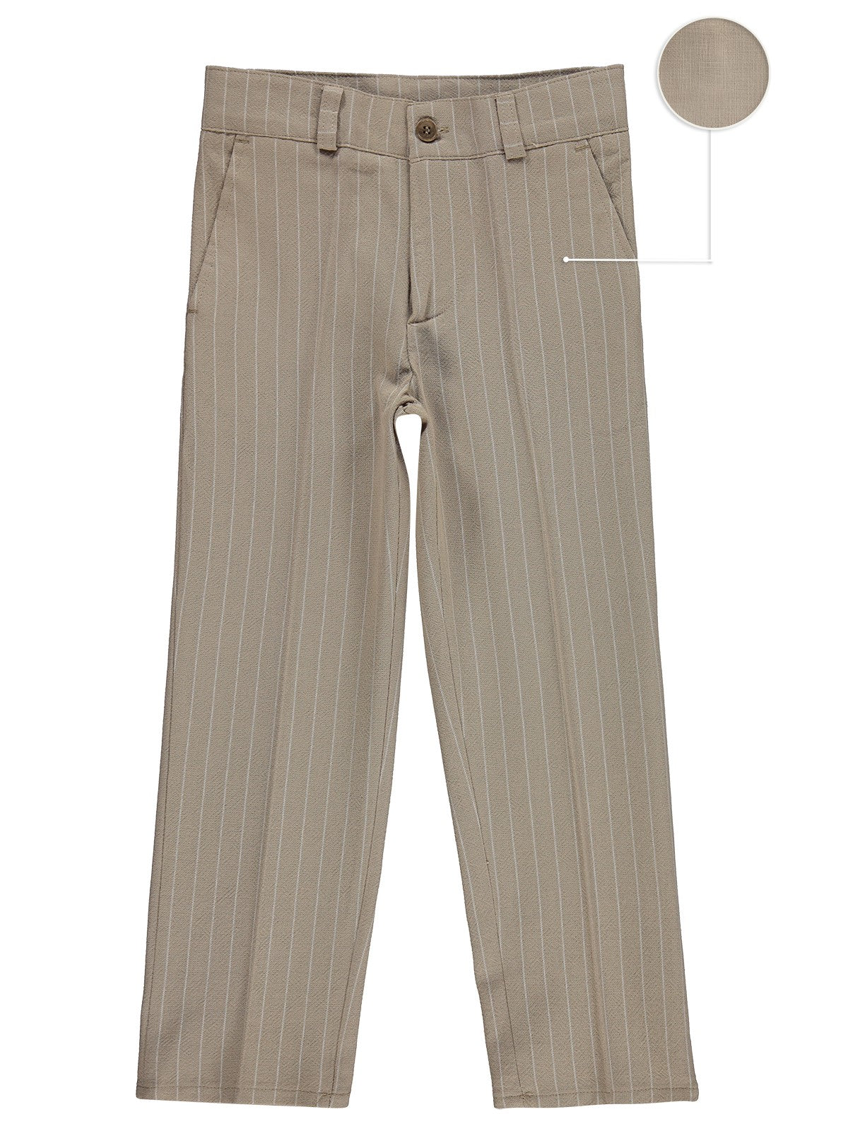 Pierre Cardin Çizgili 10-12 Yaş Pantolon - Kahve