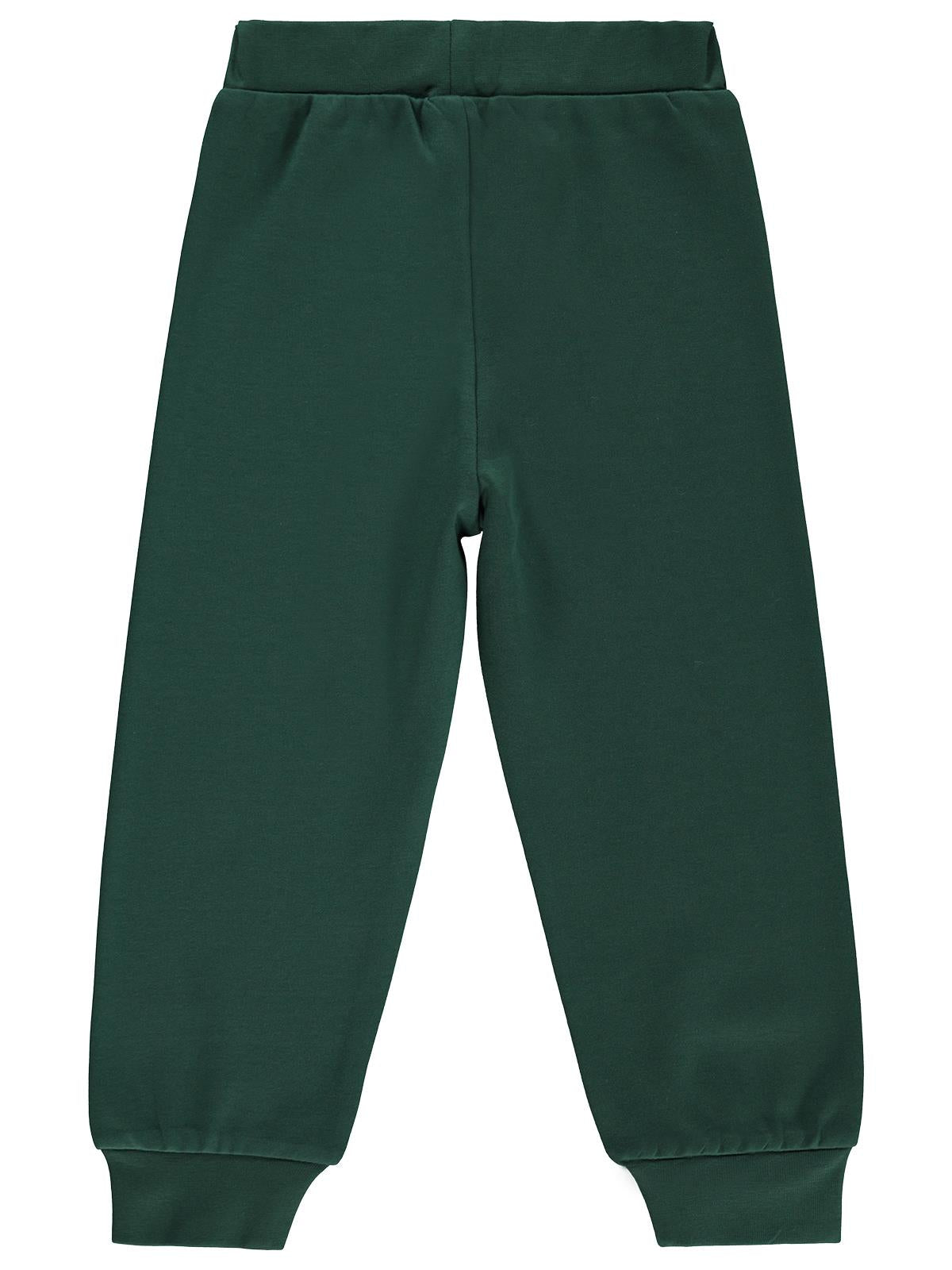 Civil Boys Kaykay Köpek Baskılı 2-5 Yaş Eşofman Altı  - Yeşil