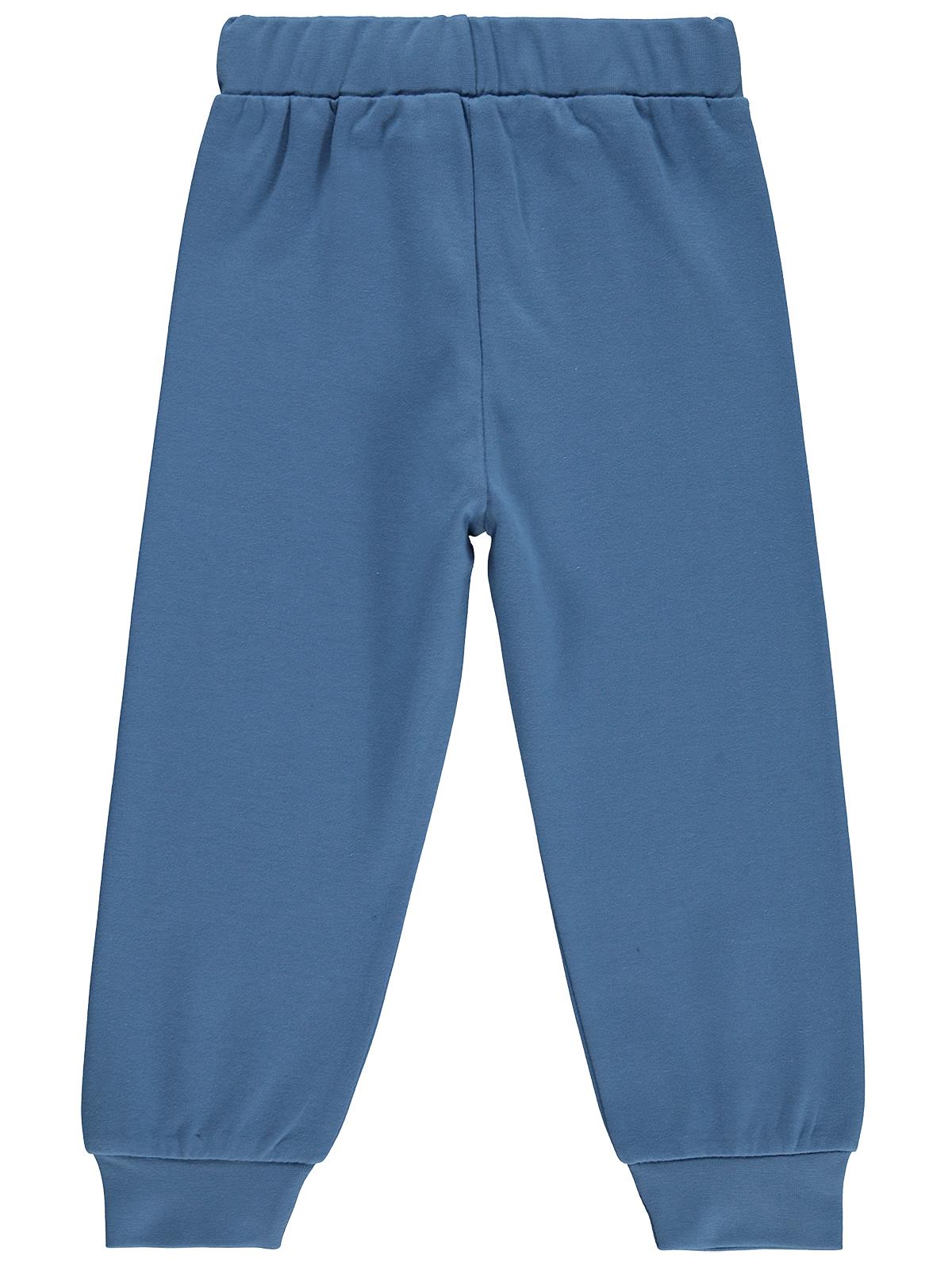 Civil Boys Fotoğraf Makinesi Baskılı 2-5 Yaş Eşofman Altı  - Mavi