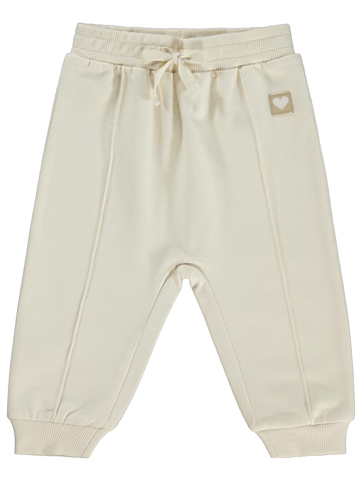 Civil Baby Civil Basic Kalp Etiketli 6-18 Ay Eşofman Altı - Bej