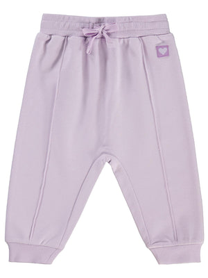 Civil Baby Civil Basic Kalp Etiketli 6-18 Ay Eşofman Altı - Lila