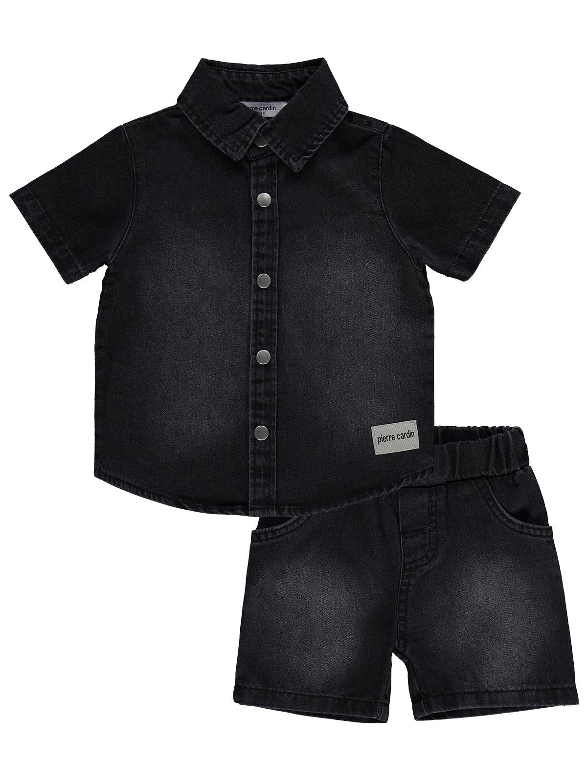 Pierre Cardin 6-18 Ay Bebek Takım - Siyah
