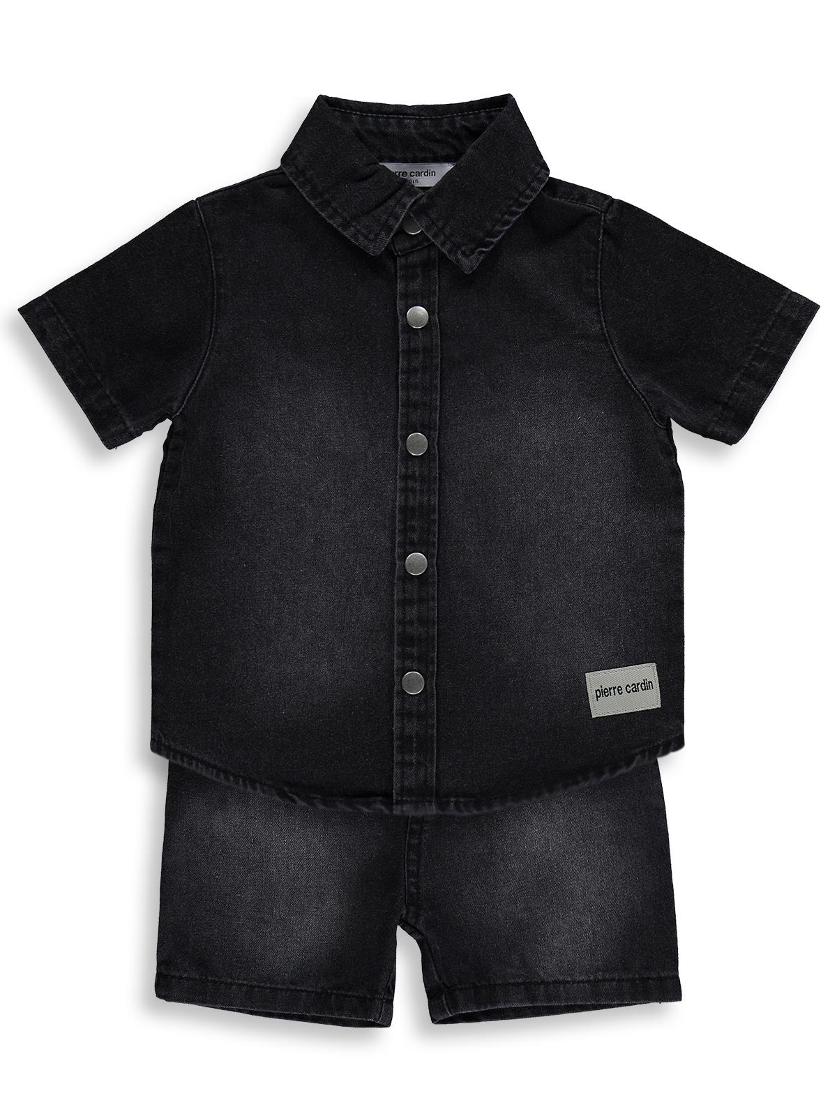 Pierre Cardin 6-18 Ay Bebek Takım - Siyah