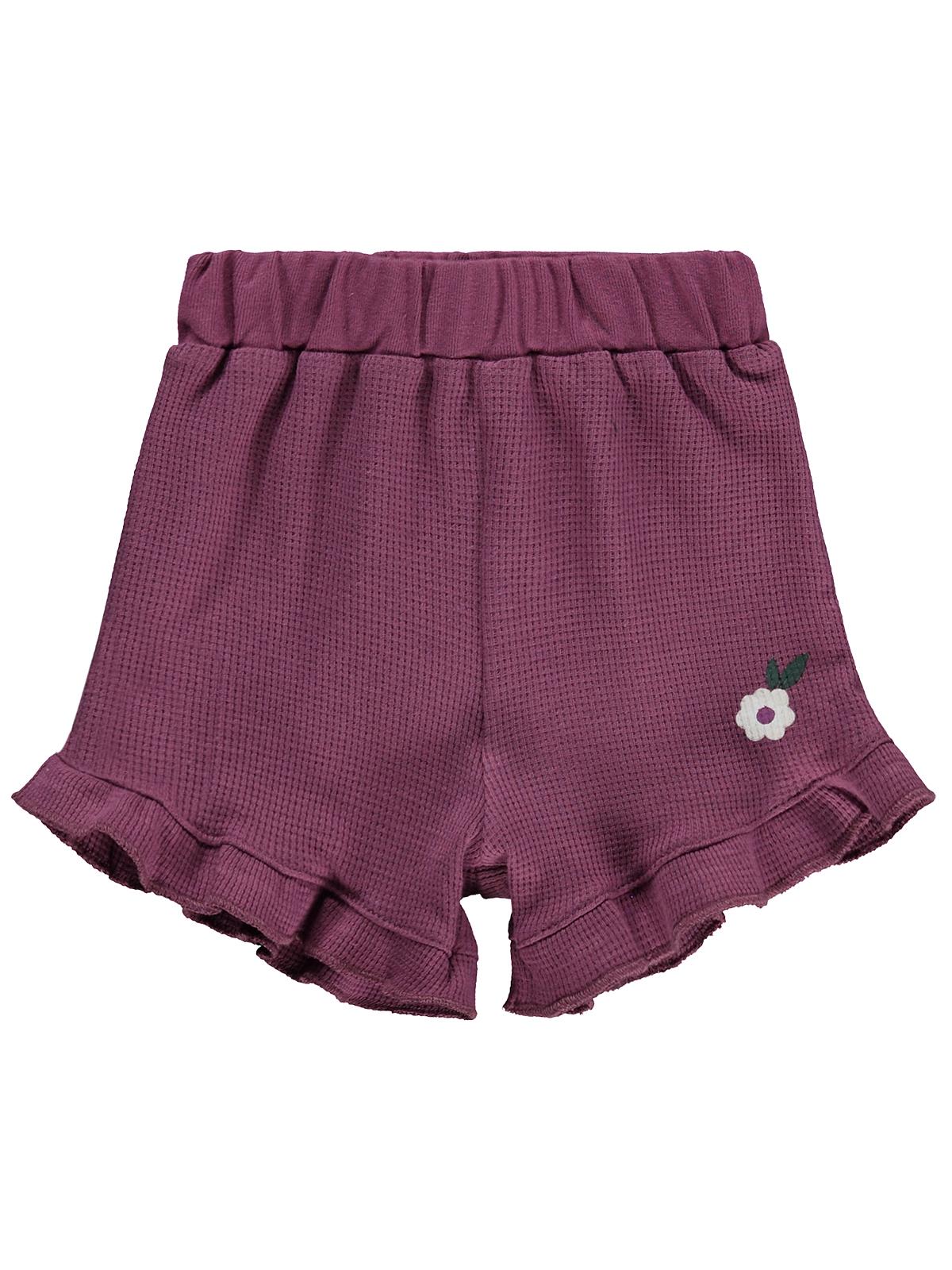 Civil Baby Papatya Baskılı 6-18 Ay Şort - Lila