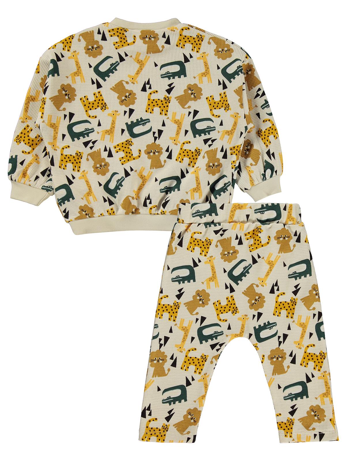 Civil Baby Hayvanlar Empirme 6-18 Ay Takım - Bej