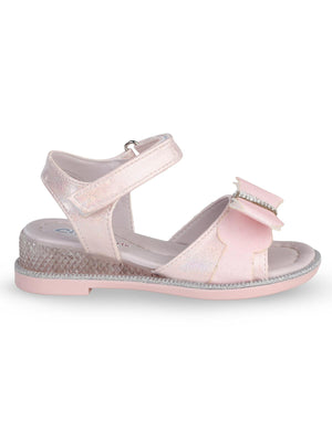 Civil Girls Fiyonk Aksesuarlı 26-30 Numara Sandalet - Pudra
