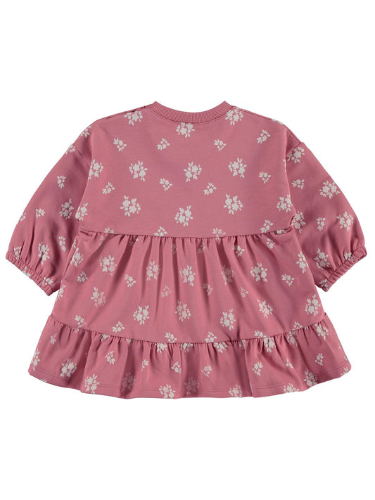 Civil Baby Çiçek Empirme Basic 6-18 Ay Elbise - Pembe