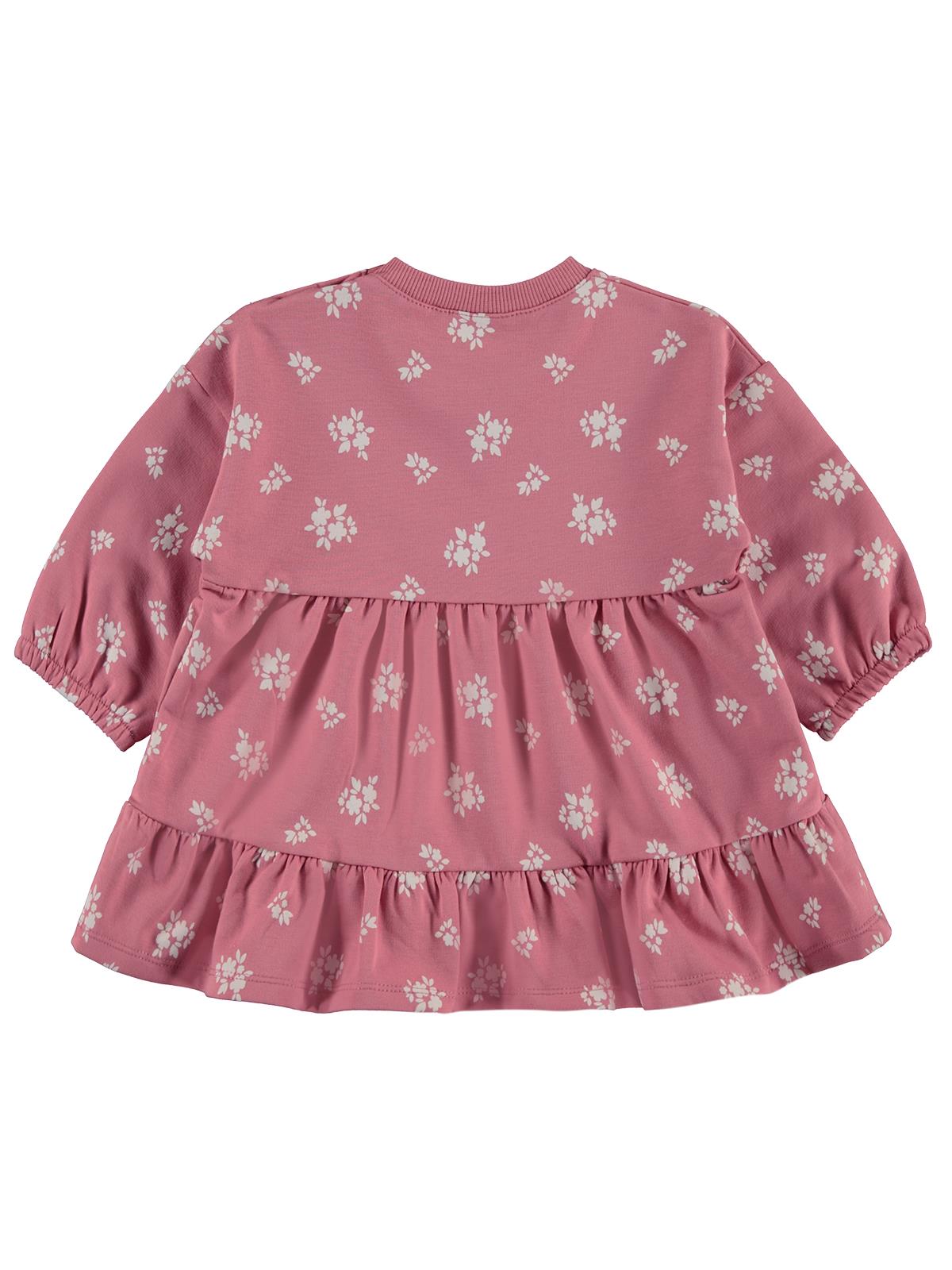 Civil Baby Çiçek Empirme Basic 6-18 Ay Elbise - Pembe