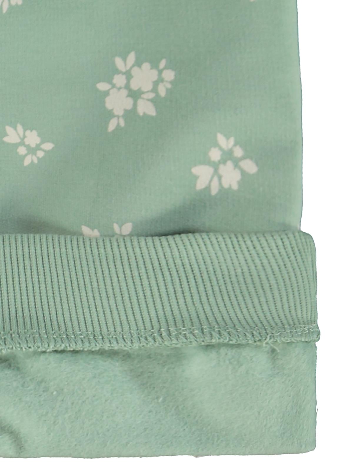 Civil Baby Çiçek Empirme Basic 6-18 Ay Sweatshirt - Haki