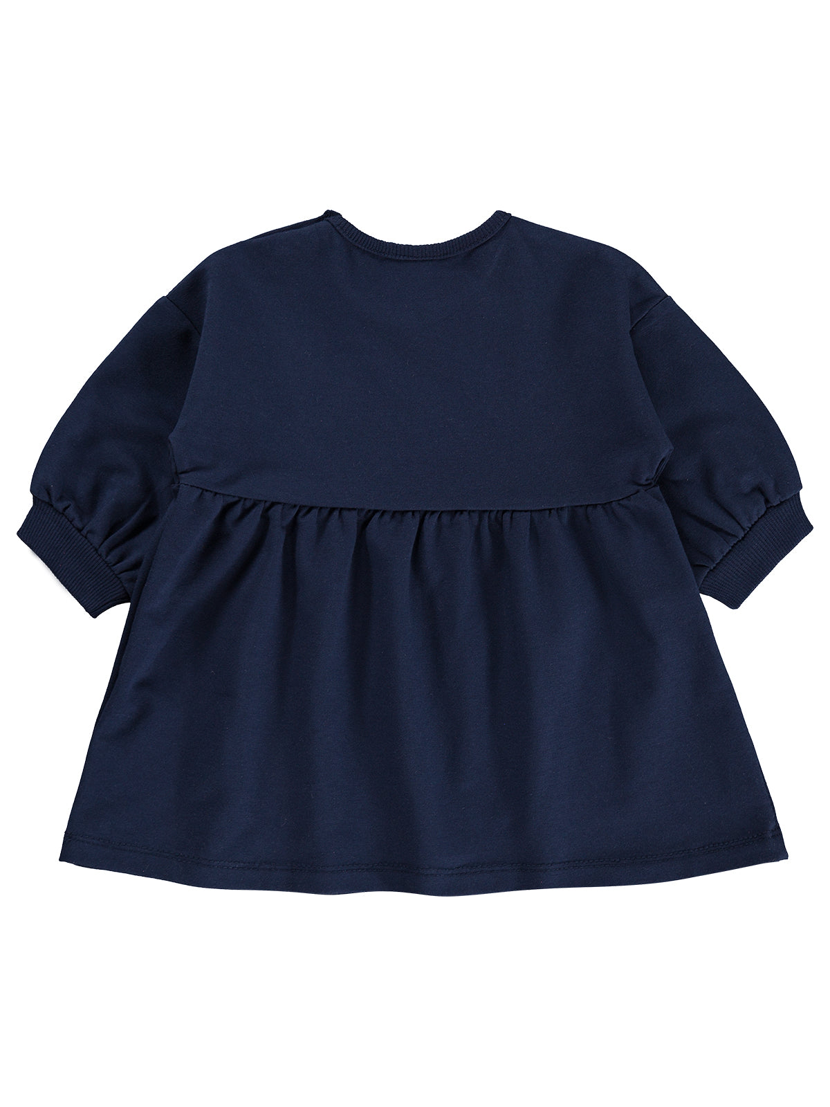 Civil Baby Çiçek Nakışlı Basic 6-18 Ay Elbise - Lacivert