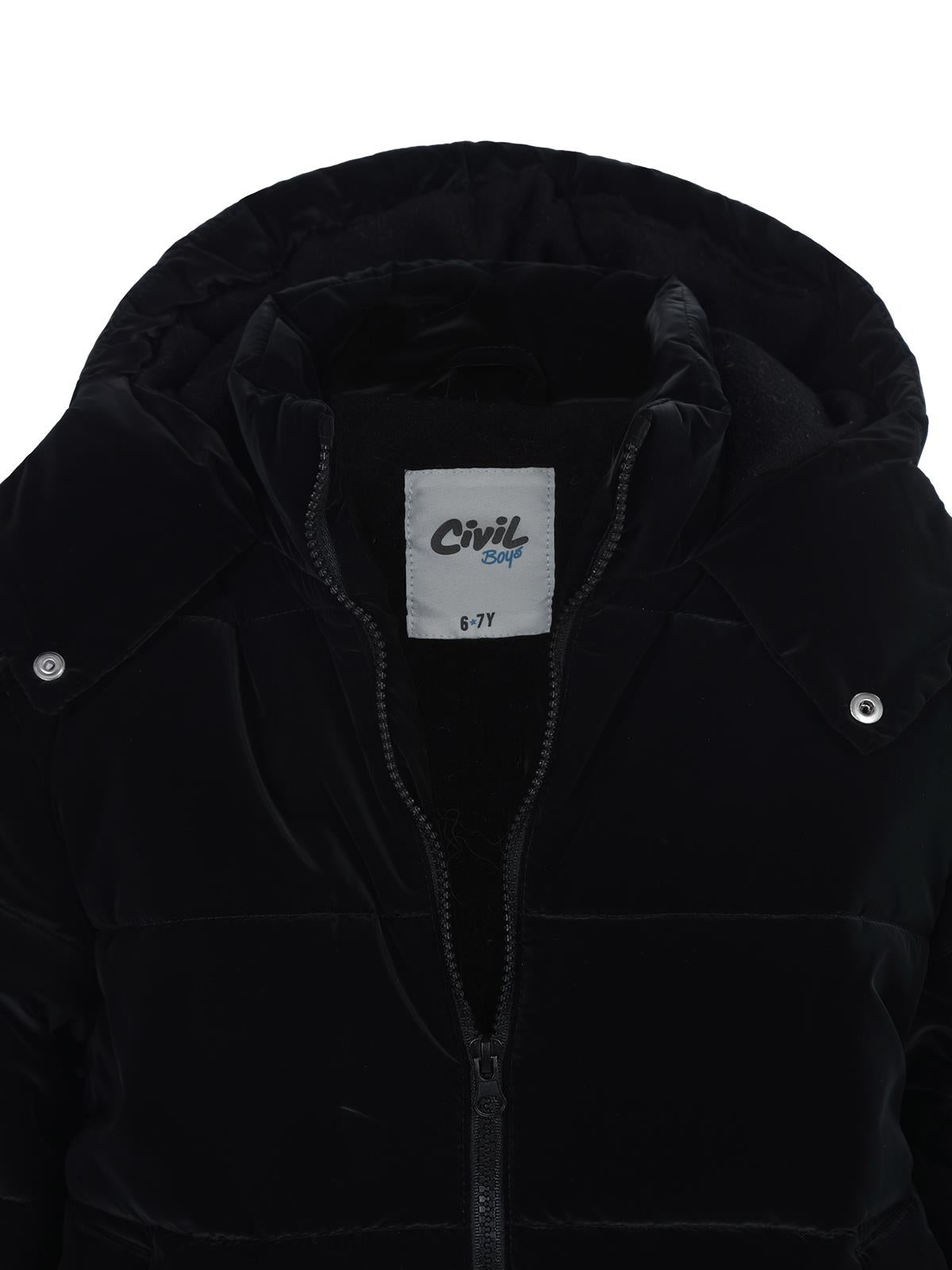 Civil Boys Basic Uzun 10-13 Yaş Parka - Siyah