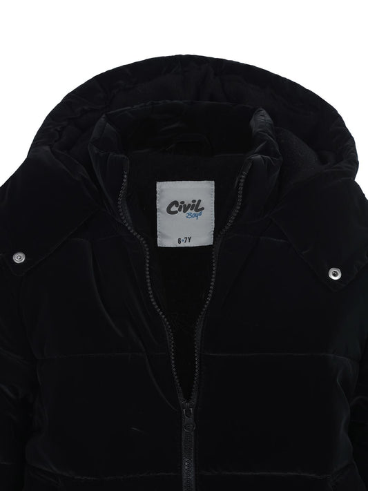 Civil Boys Basic Uzun 6-9 Yaş Parka - Siyah