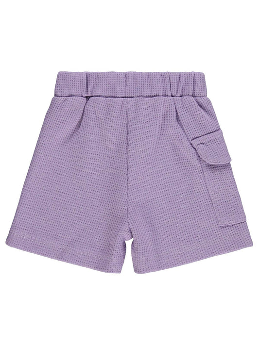 Civil Baby Kız Bebek Düz Cepli 6-18 Ay Şort - Lila