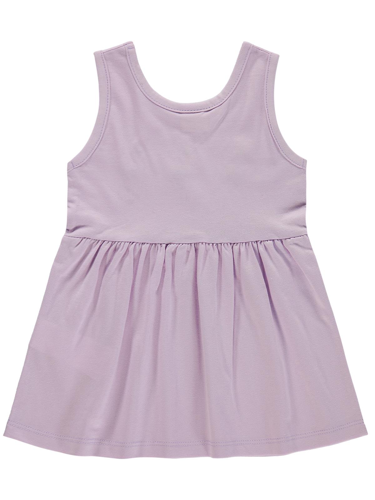 Civil Baby Flamingo Nakış 6-18 Ay Elbise - Lila