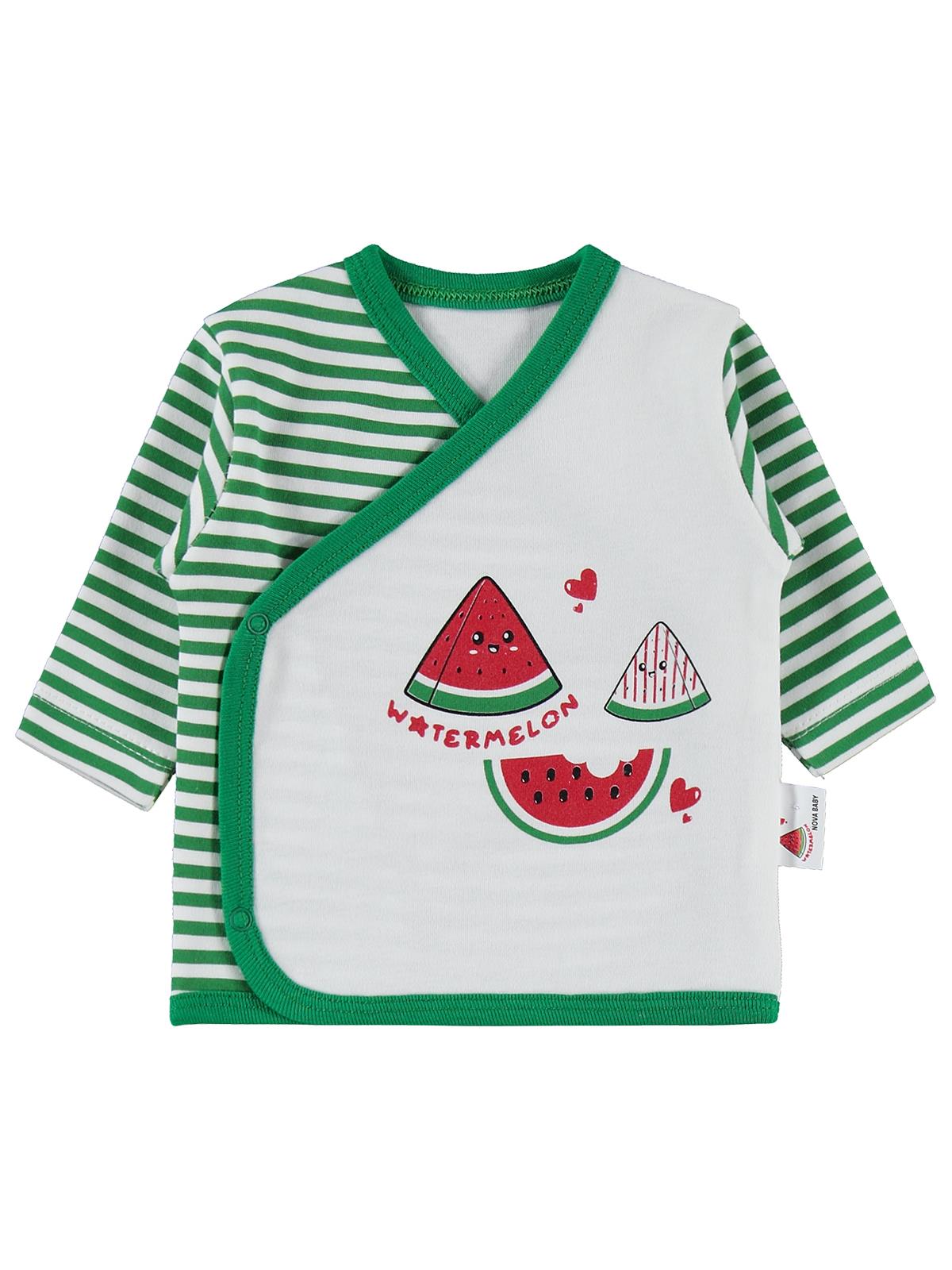 Nova Baby Karpuz Kokulu 5'li 0-3 Ay Zıbın Takımları - Ekru