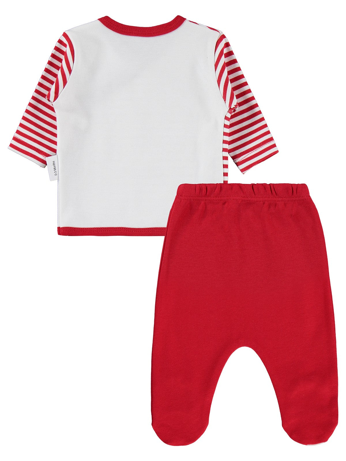 Nova Baby Kız Bebek Çilek Kokulu 5'Li 0-3 AY Zıbın Takımları - Ekru