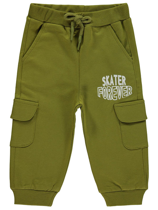Civil Baby Skater Forever Baskılı 6-18 Ay Eşofman Altı - Haki