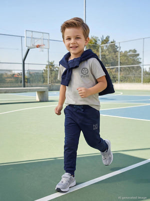 Civil Boys Best Player Yüksek Baskılı 2-5 Yaş Tişört - Koyu Taş Rengi