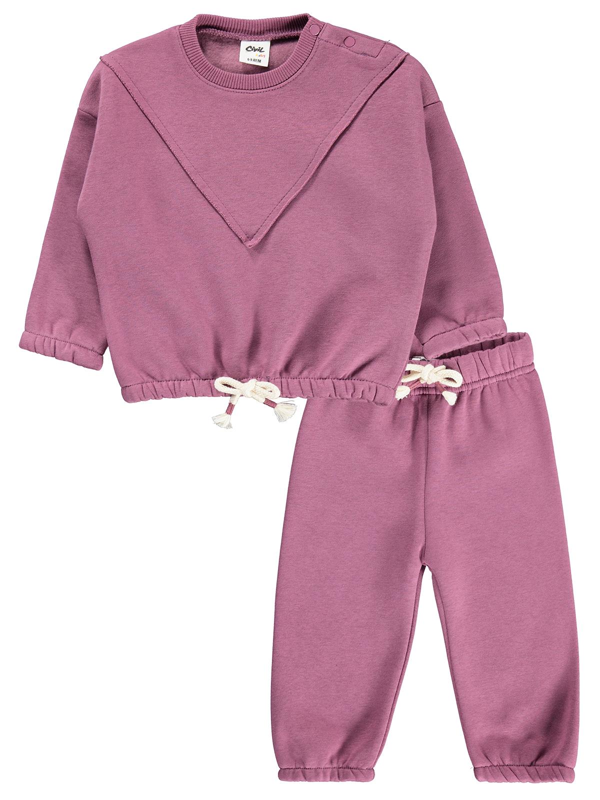 Civil Baby Basic 6-18 Ay Takım - Lila