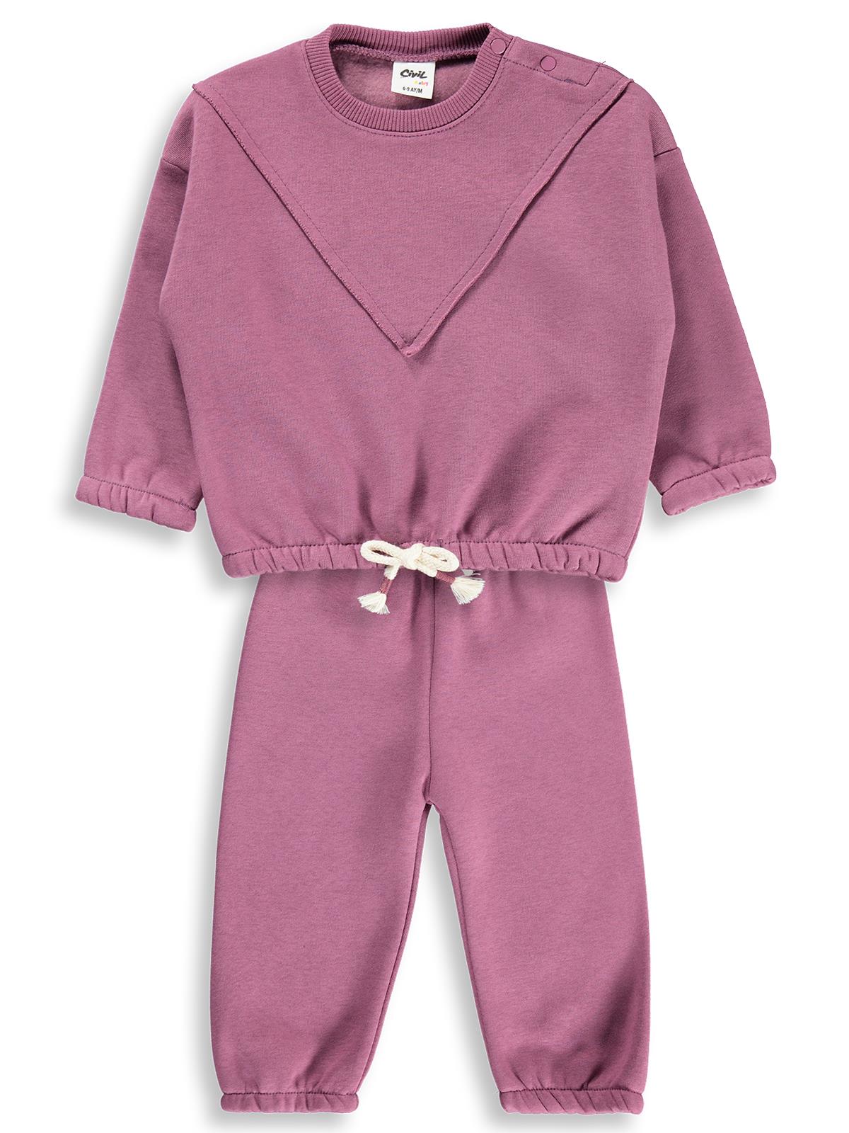 Civil Baby Basic 6-18 Ay Takım - Lila