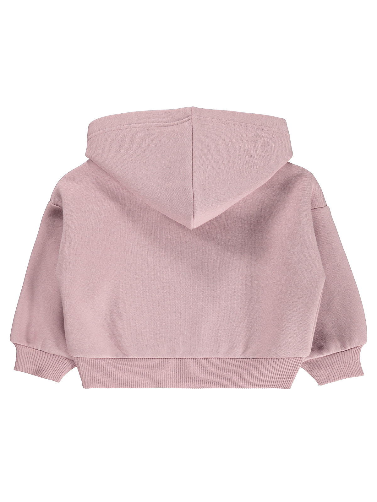 Civil Baby Çiçek Nakışlı Basic Kapşonlu 6-18 Ay Sweatshirt - Lila