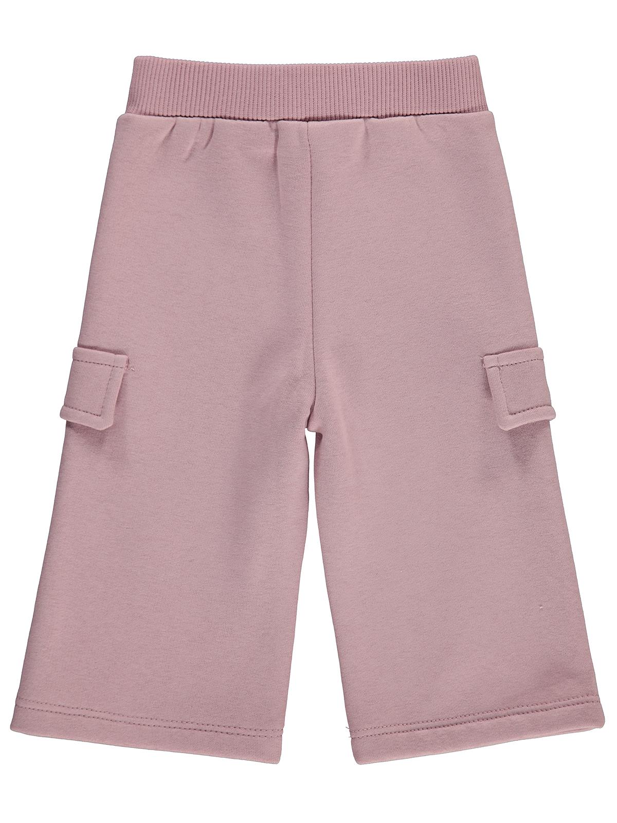 Civil Baby Çiçek Nakışlı Basic Kargo 6-18 Ay Eşofman Altı - Lila