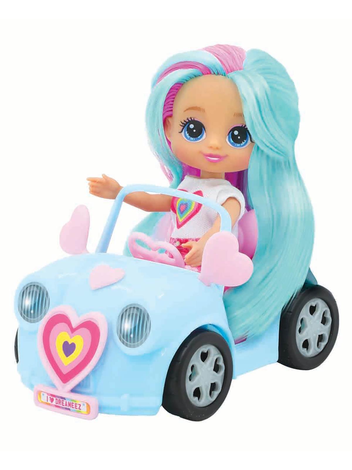 Sunman Oyuncak Bebek ve Mini Arabası - Mavi