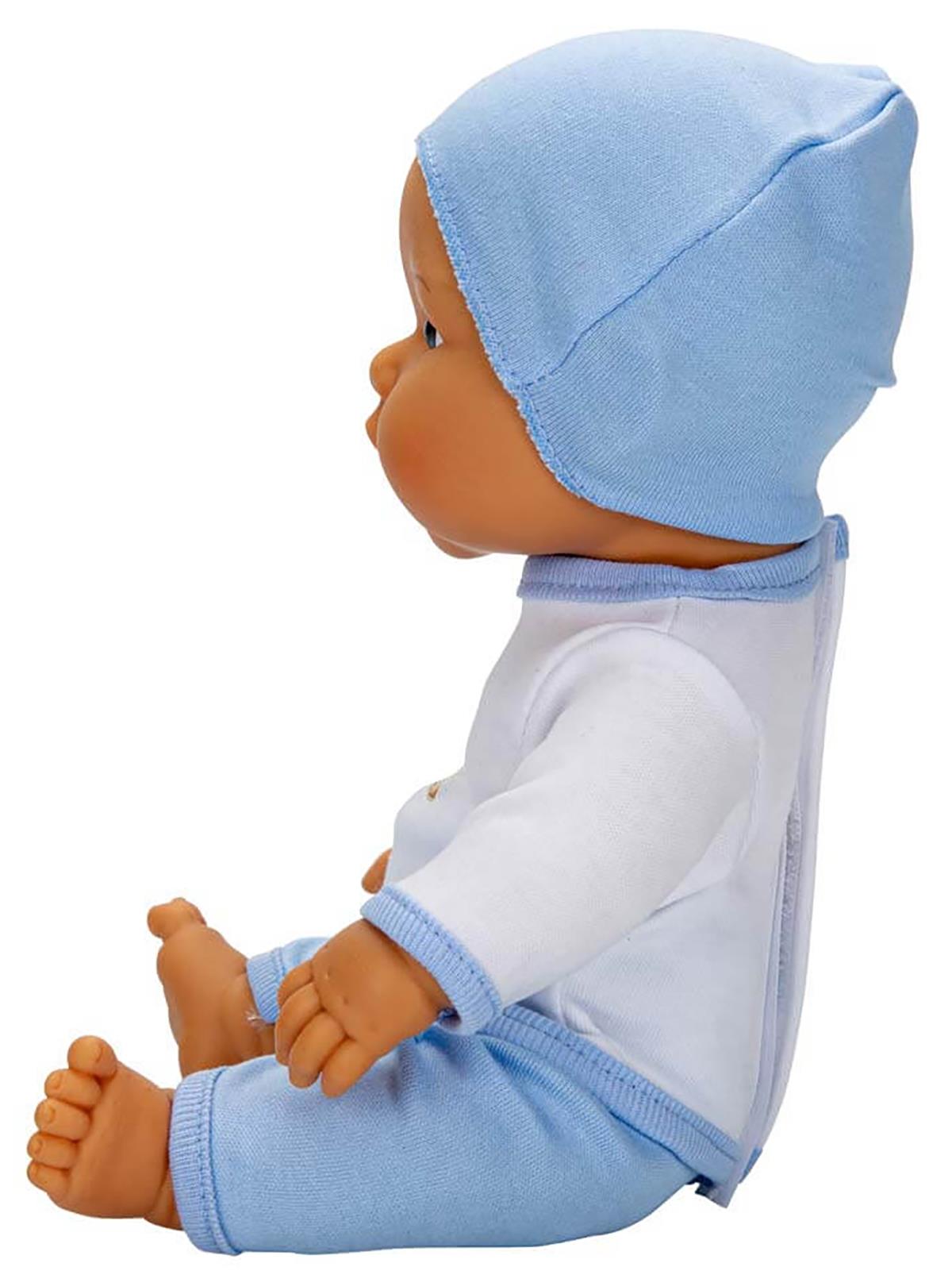 Bebelou Dollz n More Sesli Bebelou Toilet Time Bebek Seti 32 cm - Mavi