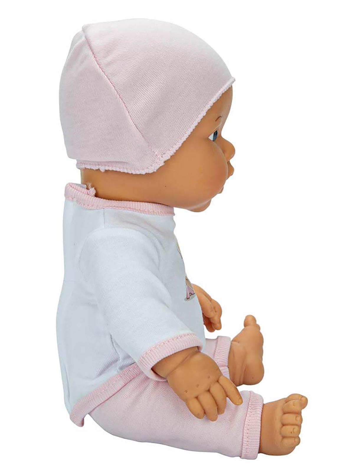 Bebelou Dollz n More Sesli Bebelou Toilet Time Bebek Seti 32 cm - Pembe