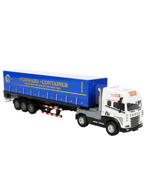 Maxx Wheels Sesli ve Işıklı Taşıyıcı Kamyon 40 cm - Mavi