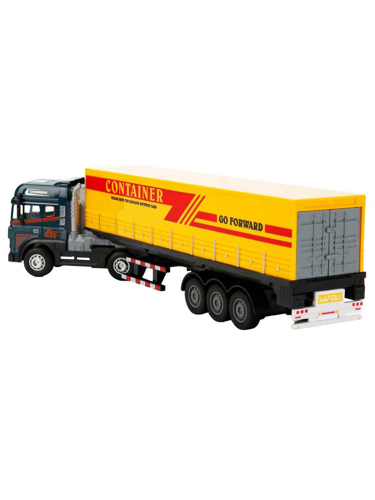 Maxx Wheels Sesli ve Işıklı Taşıyıcı Kamyon 40 cm - Sarı