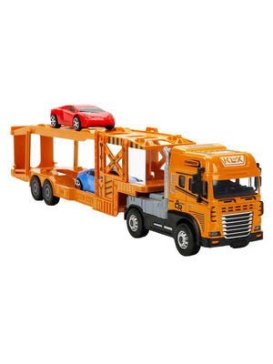 Maxx Wheels Sesli ve Işıklı Taşıyıcı Kamyon 40 cm - Turuncu