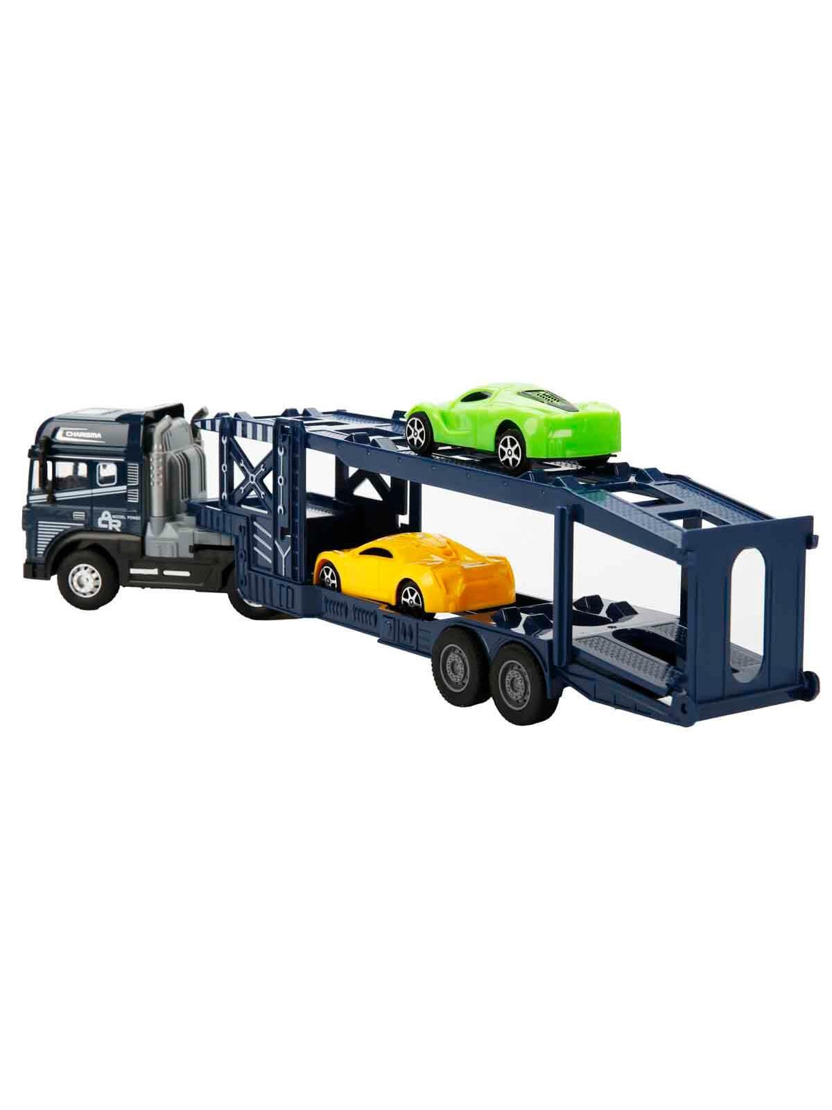 Maxx Wheels Sesli ve Işıklı Taşıyıcı Kamyon 40 cm - Lacivert