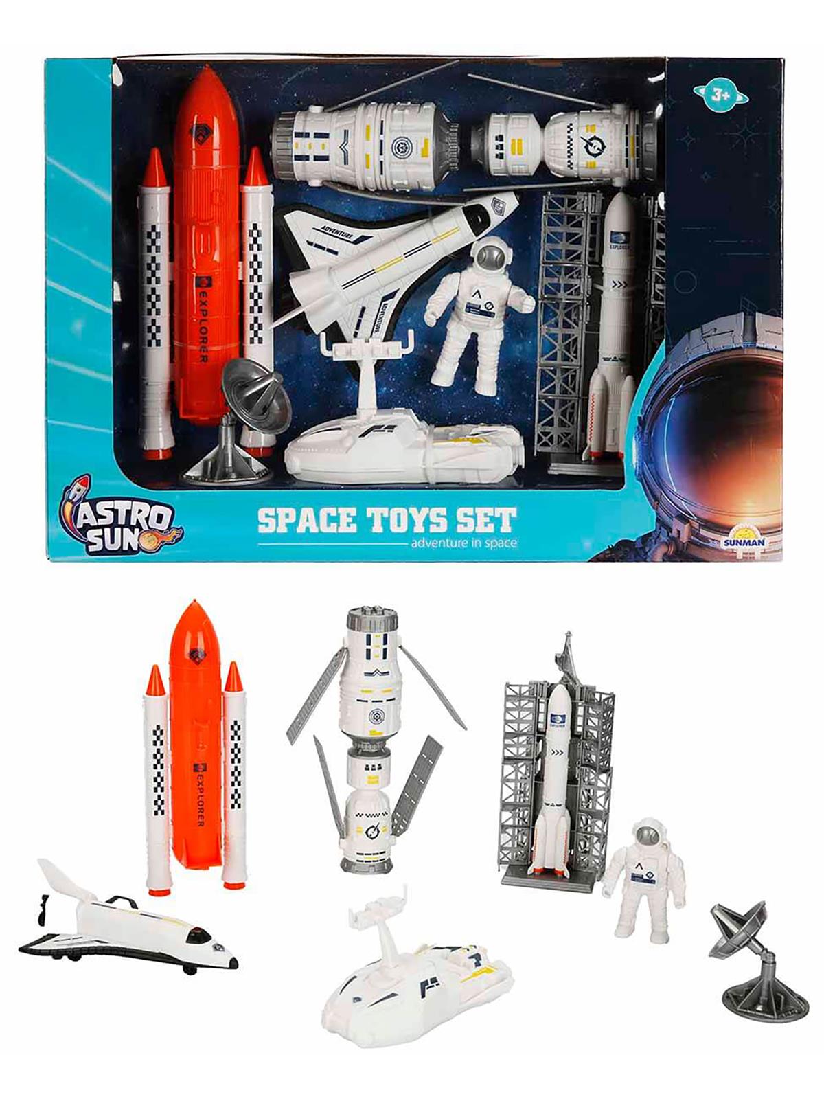 Playmind Uzay İstasyonu Oyun Seti - Turuncu