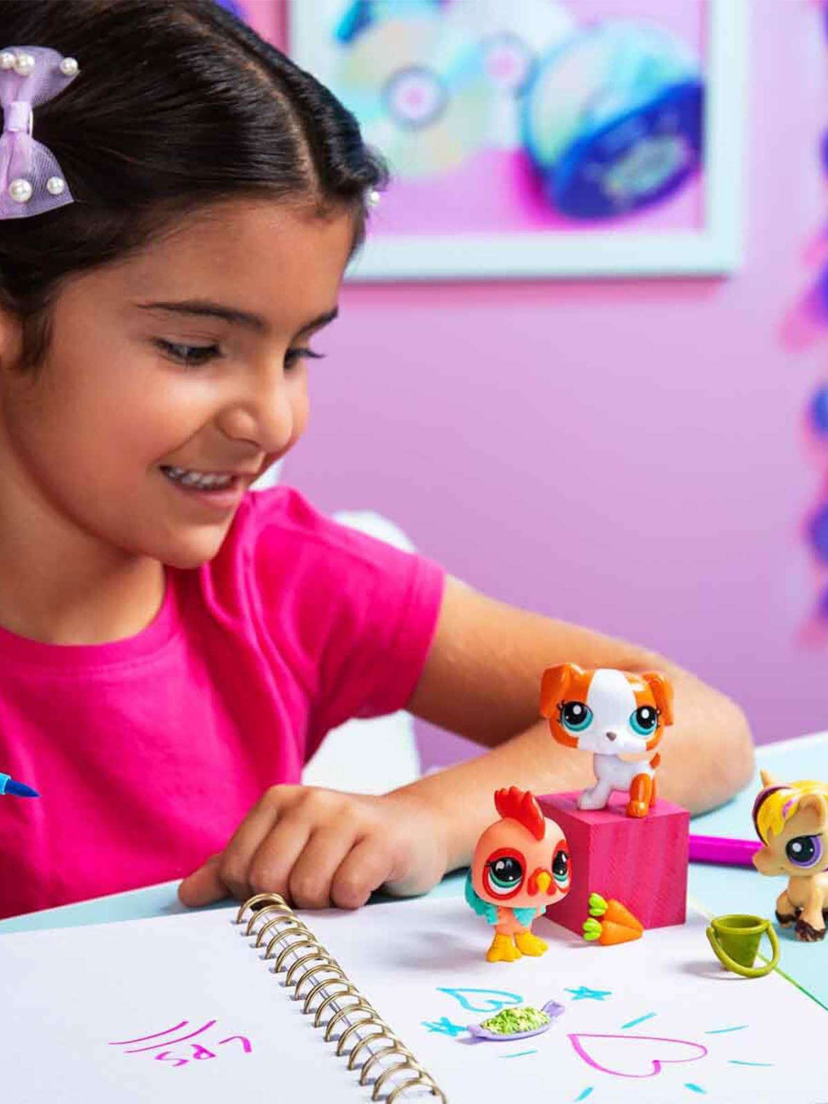 Littlest Pet Shop Minişler 3’lü Figür Seti S3 - Kahverengi