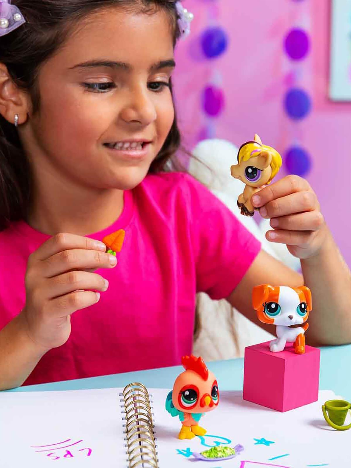 Littlest Pet Shop Minişler 3’lü Figür Seti S3 - Kahverengi
