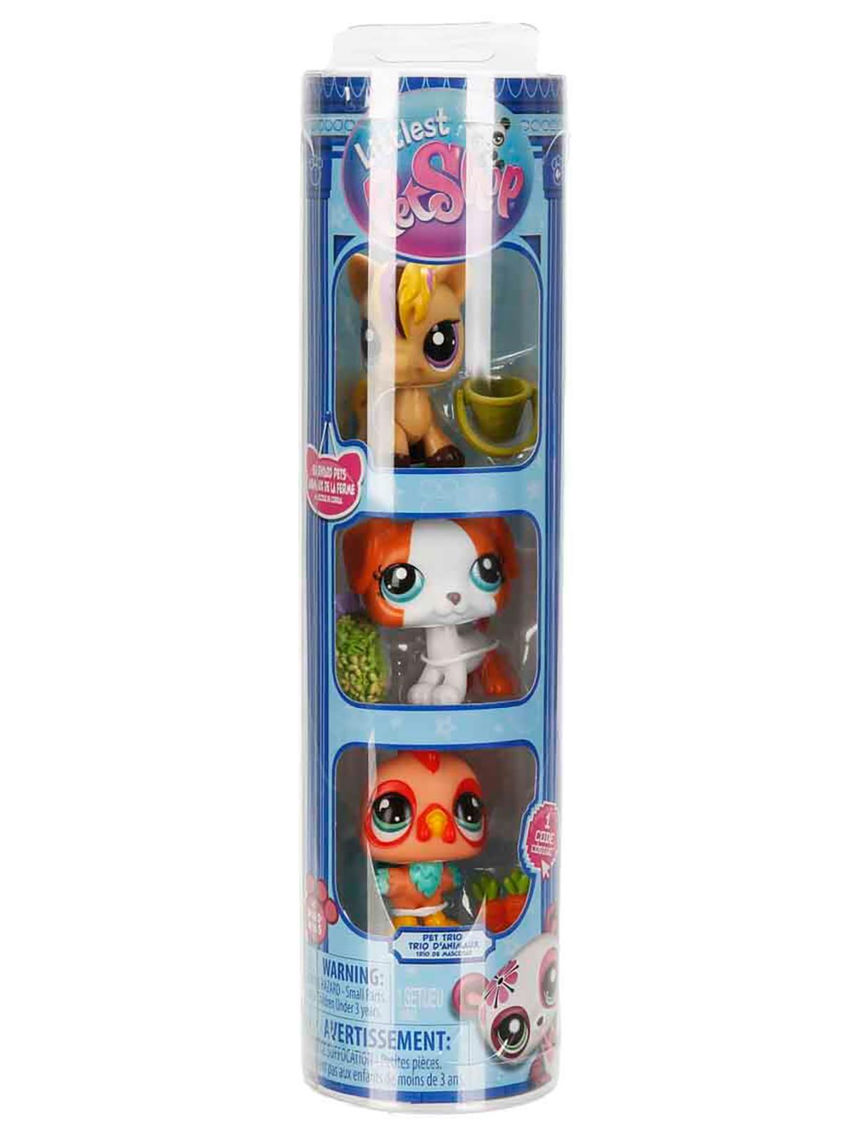Littlest Pet Shop Minişler 3’lü Figür Seti S3 - Kahverengi