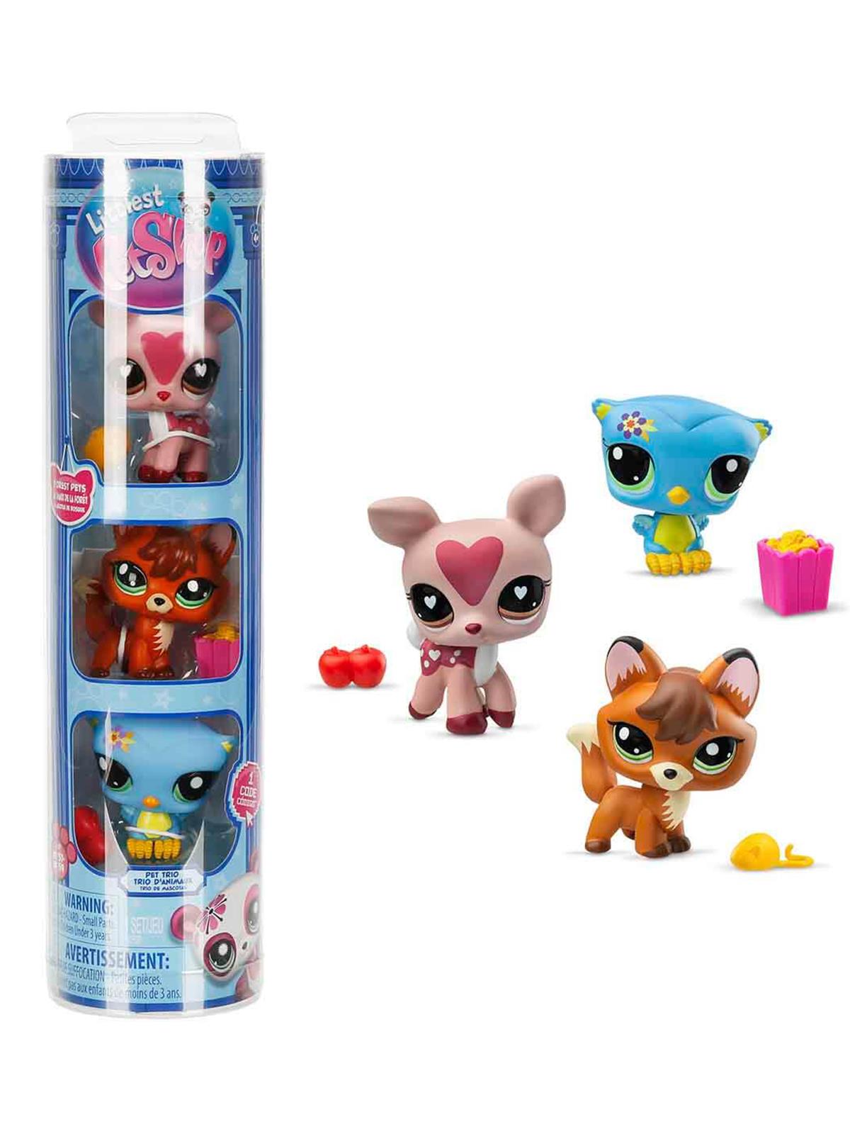 Littlest Pet Shop Minişler 3’lü Figür Seti S3 - Pembe
