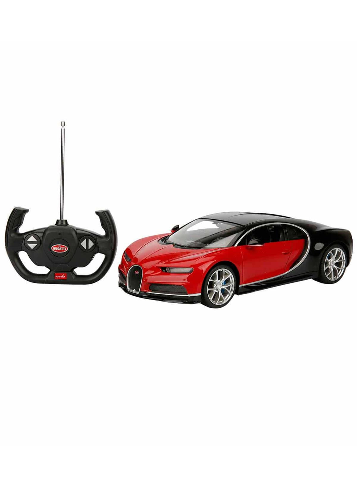 Rastar Chiron Uzaktan Kumandalı Işıklı Araba - -Siyah - Kırmızı