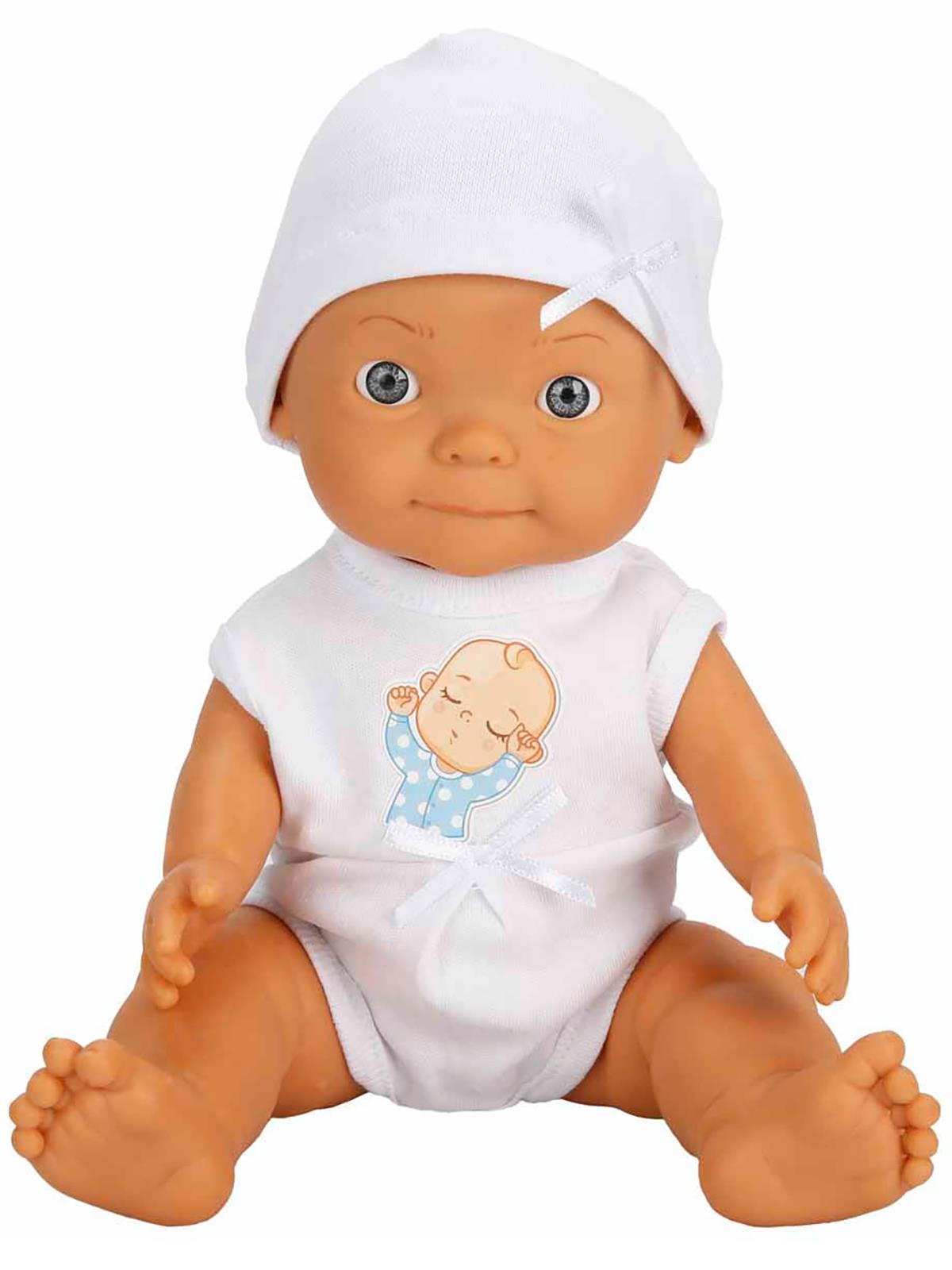 Sunman Oyuncak BEBEK SET BEBELOU THE CRIB SESLİ AĞLAYAN 30CM.2R.BYK.KUTU - Mavi