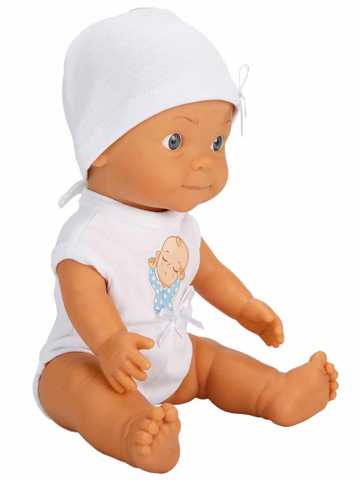 Sunman Oyuncak BEBEK SET BEBELOU THE CRIB SESLİ AĞLAYAN 30CM.2R.BYK.KUTU - Mavi