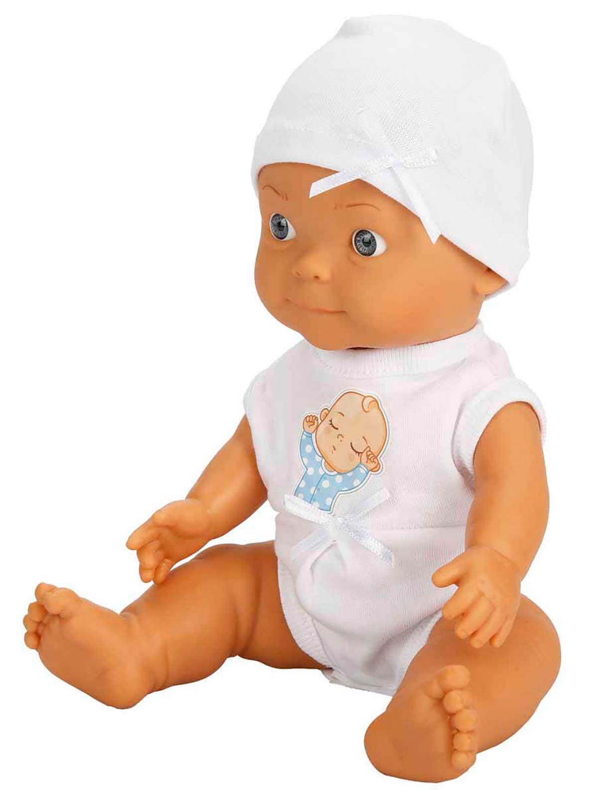 Sunman Oyuncak BEBEK SET BEBELOU THE CRIB SESLİ AĞLAYAN 30CM.2R.BYK.KUTU - Mavi