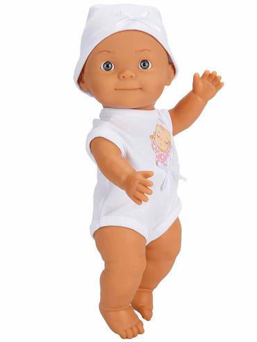 Sunman Oyuncak BEBEK SET BEBELOU THE CRIB SESLİ AĞLAYAN 30CM.2R.BYK.KUTU - Pembe