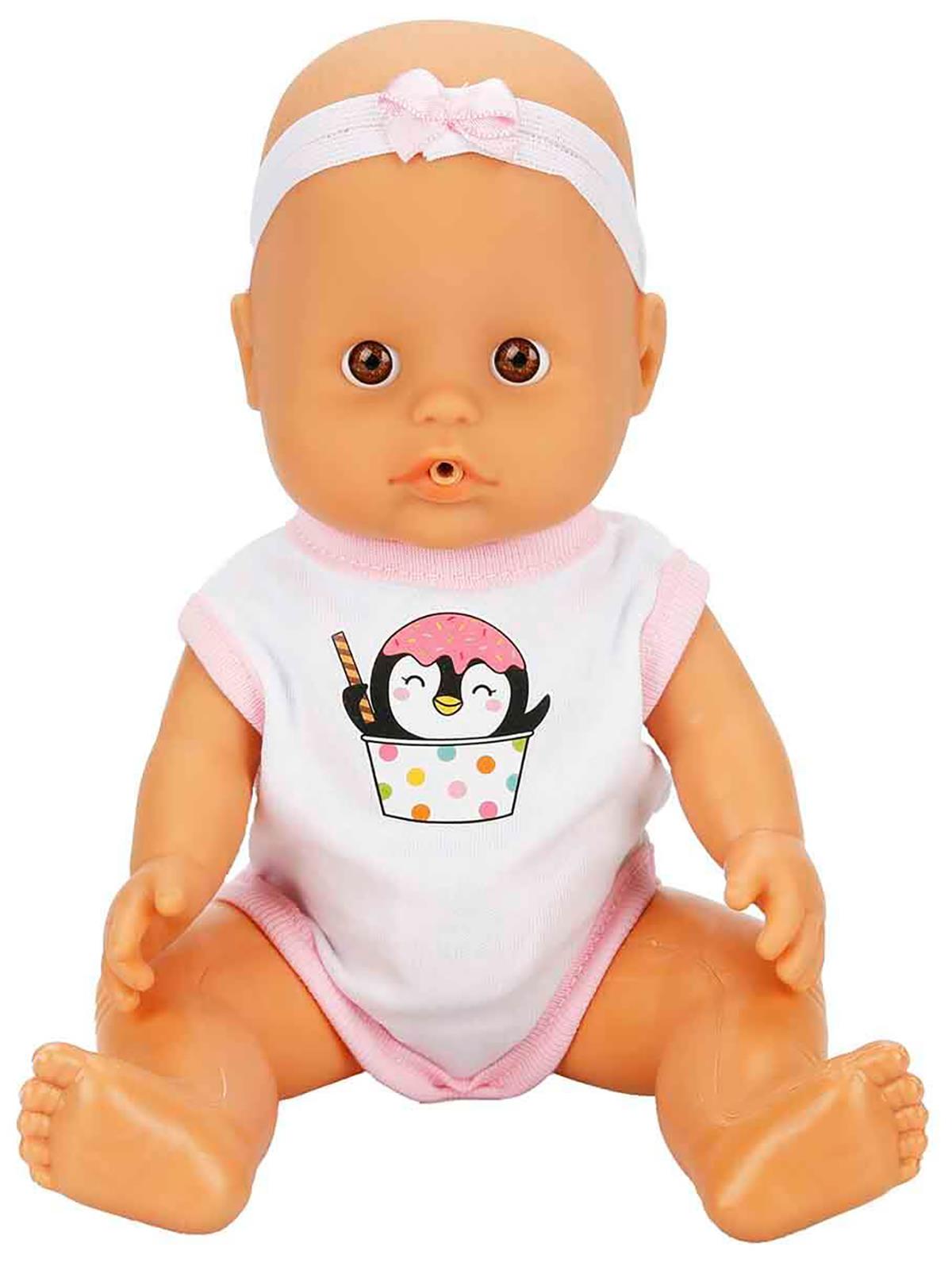 Sunman Oyuncak Bebek Set Boubou Altını Islatan 30Cm.4 Sesli Aks.Byk.Kutu 2R. - Pembe