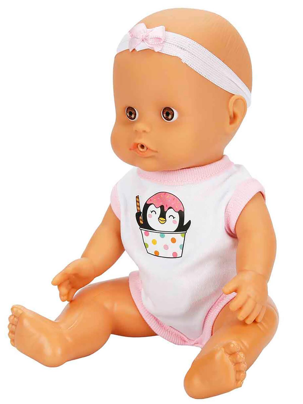 Sunman Oyuncak Bebek Set Boubou Altını Islatan 30Cm.4 Sesli Aks.Byk.Kutu 2R. - Pembe