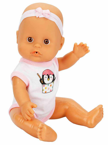 Sunman Oyuncak Bebek Set Boubou Altını Islatan 30Cm.4 Sesli Aks.Byk.Kutu 2R. - Pembe