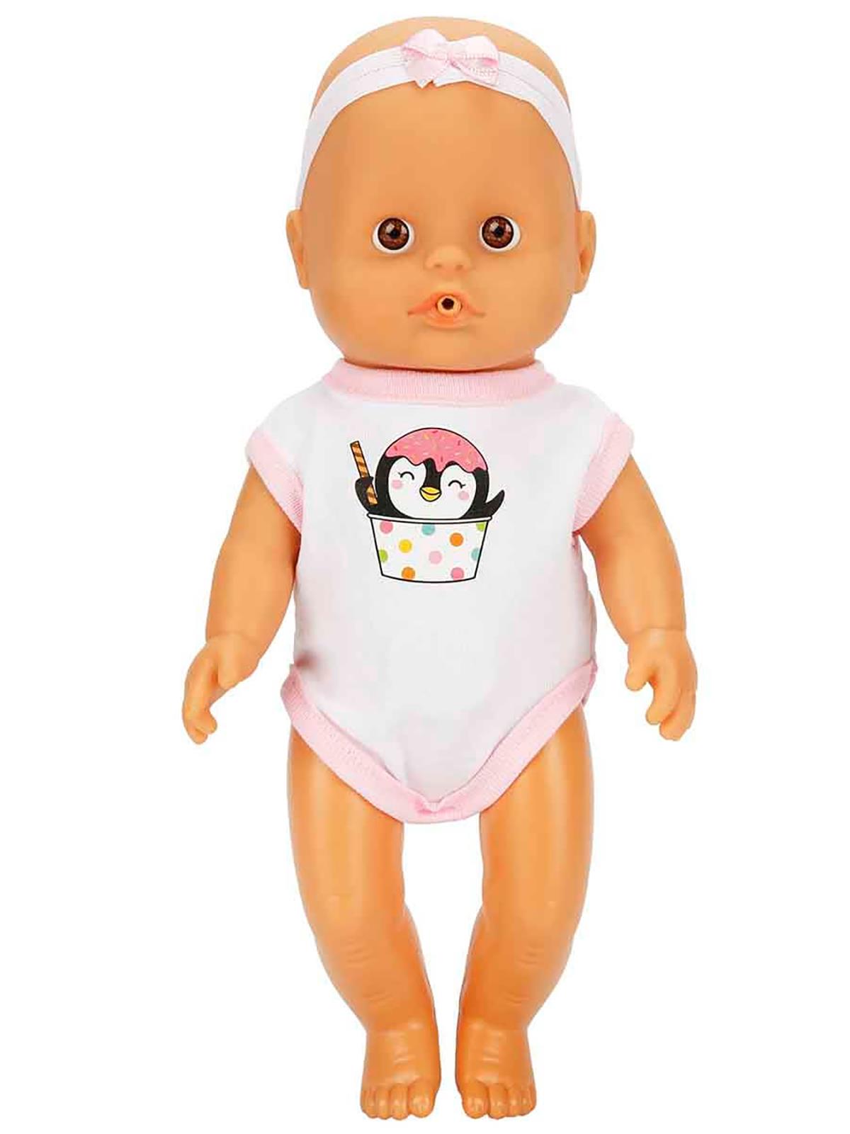 Sunman Oyuncak Bebek Set Boubou Altını Islatan 30Cm.4 Sesli Aks.Byk.Kutu 2R. - Pembe