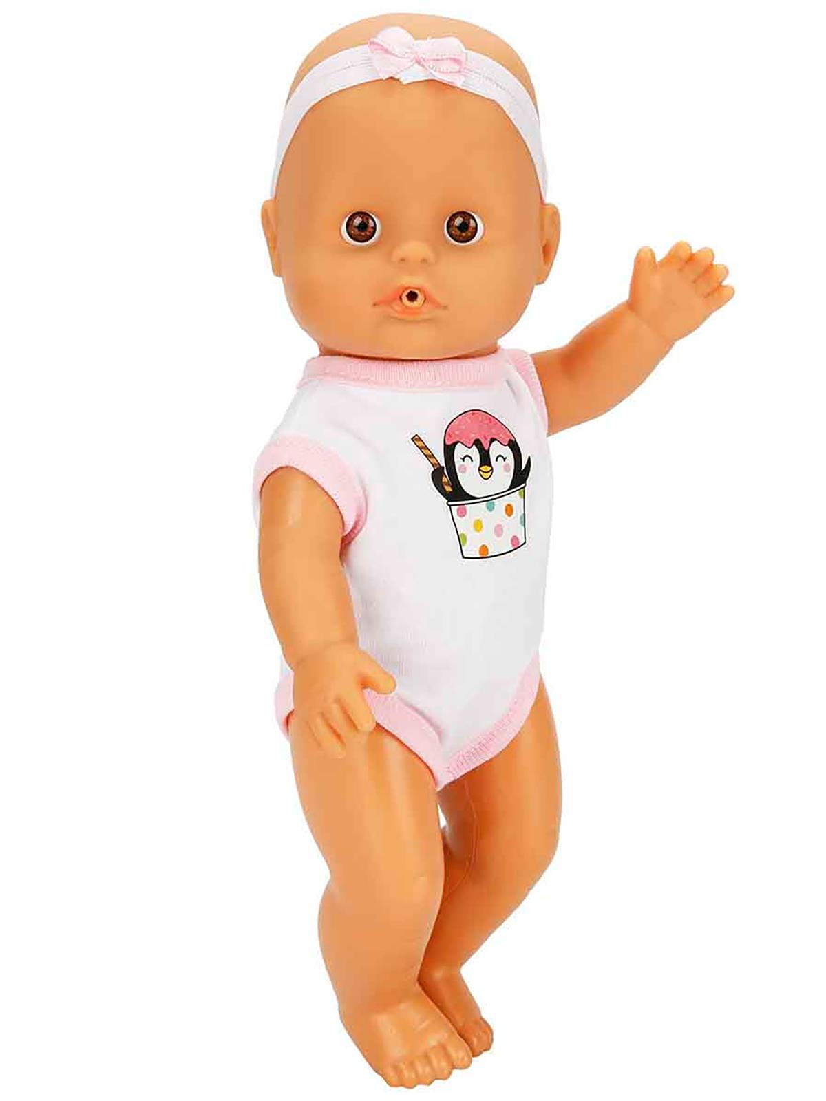 Sunman Oyuncak Bebek Set Boubou Altını Islatan 30Cm.4 Sesli Aks.Byk.Kutu 2R. - Pembe