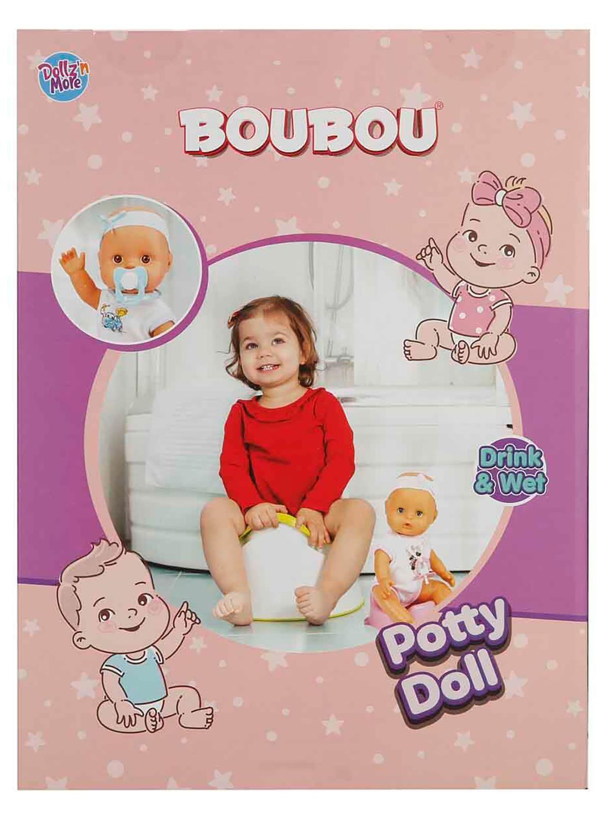 Sunman Oyuncak Bebek Set Boubou Altını Islatan 30Cm.4 Sesli Aks.Byk.Kutu 2R. - Mavi